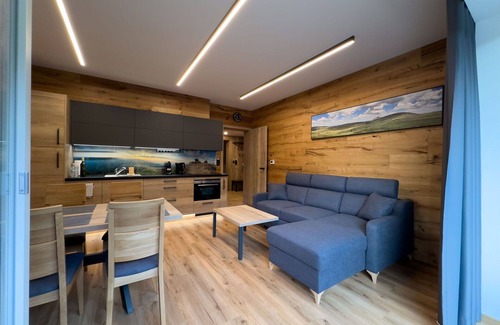 Pec pod Snezkou Apartment | Lovely apartment for 5 guests with WIFI, TV, balcony, panoramic view and parking