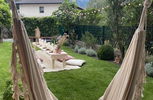 Lana Apartment | Idyllic Apartment with Garden in South Tyrol, Pet Friendly