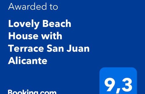 San Juan de Alicante Apartment | Inviting Beach House with Ocean View Terrace in San Juan