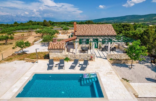 Praznica House | Welcome to Brac: Panoramic Stone House with Oceanfront Views
