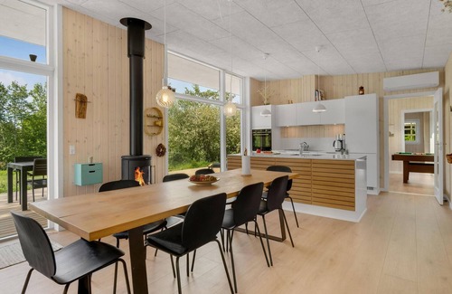 Knebel House | Modern Vacation Home Near Begtrupvig Beach with Pool