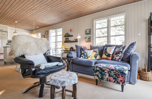 Sønder Nissum House | Cozy Cottage Steps from the Fjord with Oceanfront Views