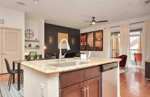 Astrodome Apartment | Cozy One-Bedroom Retreat Perfect for Families of Four