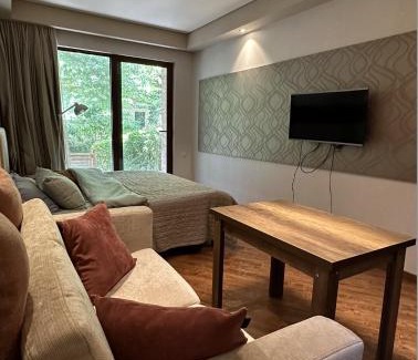Chakvi Apartment | Cozy Studio by the Sea with Ocean Views and Pool Access