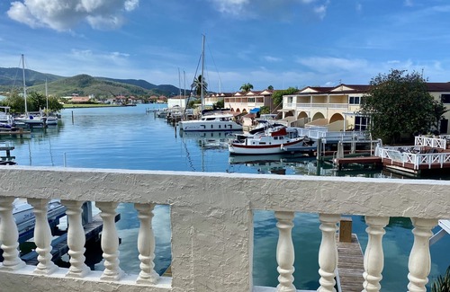 Jolly Harbour House | Lovely Two-bedroom Waterfront Villa Located In Jolly Harbour
