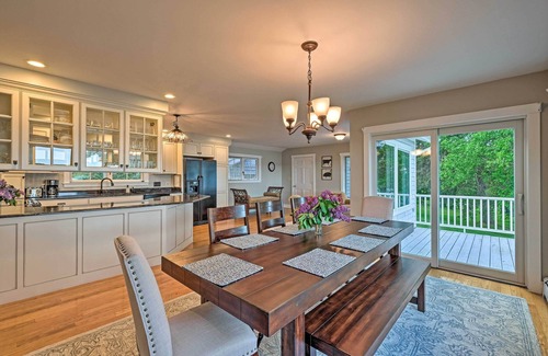 Owls Head House | Beautiful Waterfront Home in Owls Head with Private Beach