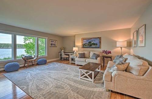 Owls Head House | Cozy Waterfront Owls Head Home with Private Beach Access