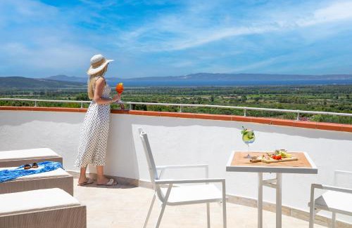 Villarios Hotel | Relax at Lu' Hotel Porto Pino with Oceanfront Views