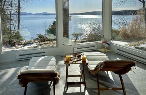 Sullivan House | Idyllic Lucky Stone Retreat: Private Beach & Acadia Views