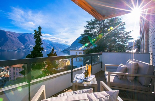 Lugano City-Centre Apartment | Experience Lake View Bliss at Lugano Motta, Switzerland