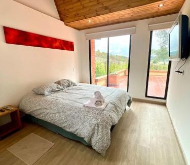 Choconta House | Cozy Cabaña at Represa del Sisga with BBQ & Free WiFi