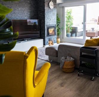 Distrito Oeste Apartment | Elegant Penthouse with Terrace, Views, and Free Wifi
