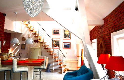 West Pomeranian Voivodeship Apartment | Elegant 4-Star Luksus Apartamenty Mariacka with Kitchen