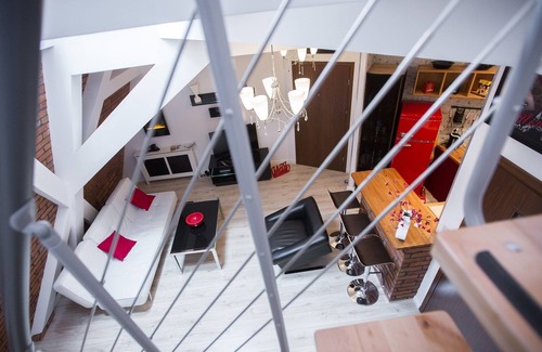 West Pomeranian Voivodeship Apartment | Elegant 4-Star Luksus Apartamenty Mariacka with Kitchen