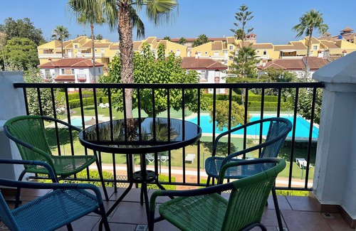 Isla Cristina Apartment | Inviting Islantilla Beachfront Apartment with Pool and Spa