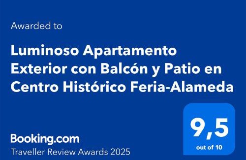 San Gil Apartment | Bright Historic Apartment with Balcony in Feria-Alameda