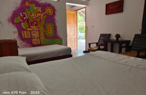 Mahahual Cabin | Relaxing Lunazul Eco-Cabaña with Oceanfront Views