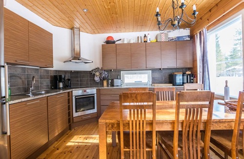 Rukatunturi House | Serene Luppoaika by Interhome: Lake View & Spa Retreat