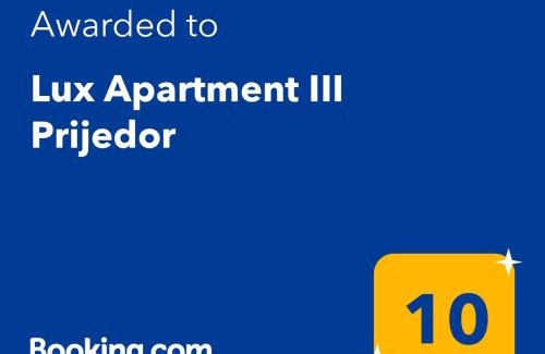 Prijedor Apartment | Premium Experience at Lux Apartment III in Prijedor