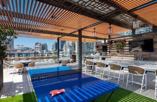 East Village Apartment | Rooftop Pool Retreat Near Petco Park and Convention Center