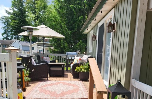 Smyrna House | Lakefront Retreat with Decks, Firepit & Kayak Adventures