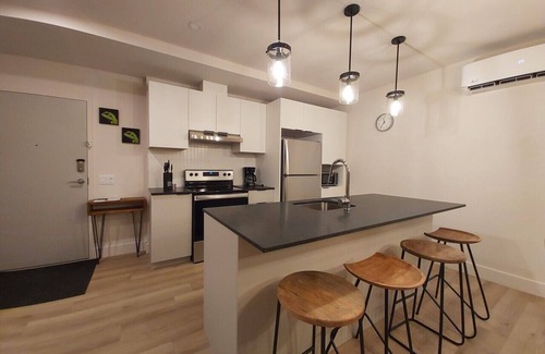 Pointe-de-Sainte-Foy Apartment | Luxe 2BR Apt with Gym, Close to Parc Saint-Benoît
