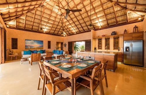 Santa Maria Huatulco Villa | Exclusive Oceanfront Beach Villa with Private Pool & Spa