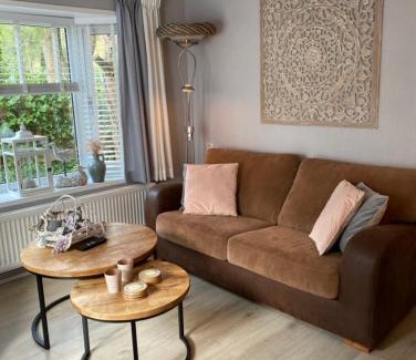 Bosgebied Hoenderloo Ski Chalet | Elegant Chalet with Scenic Terrace and Privacy on Veluwe