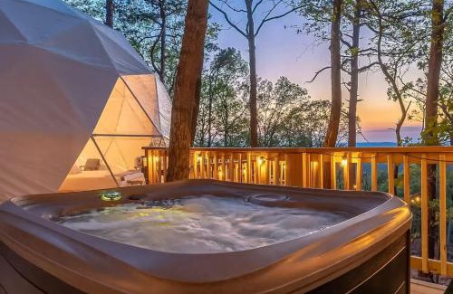 Capon Bridge House | Indulge in a Luxe Dome with Hot Tub & FirePit Experience