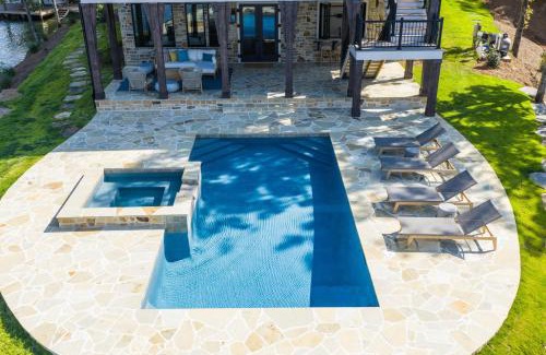 Dadeville House | Luxe Lake Martin Home Pool Hot Tub Boat Dock
