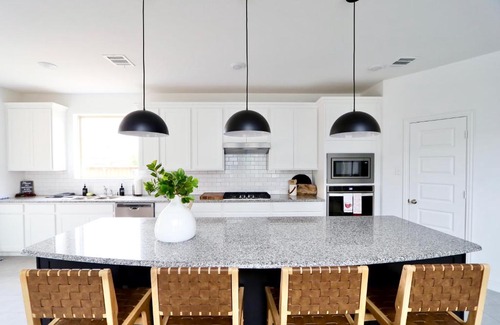 Little Elm House | Elegant 4-Bedroom Retreat with Game Room & Fireplace