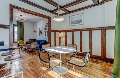 Mexicantown - Southwest Detroit House | Elegant Mid-Century Townhouse with Family-Friendly Vibes