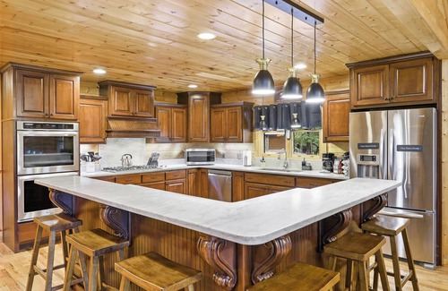 Morganton Cabin | Premier Mountain Resort with Heated Pool & Hot Tub