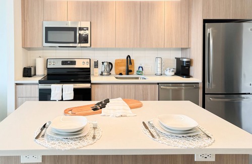 McLean Apartment | Luxi White Oak + Sage 2BR In Tysons BORO Area with Amenities + Mall/Gym/Pool