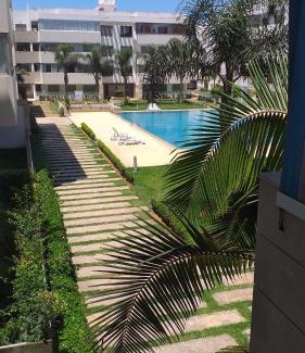 Pont Blondin Apartment | Elegant El Mansouria Residence with Pool & Beach Access