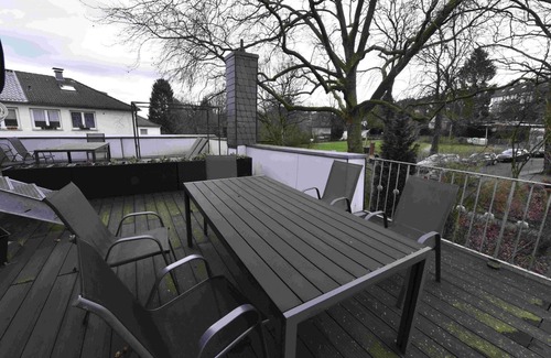 Solingen Apartment | Spacious 3-Bedroom Apartment with Terrace & Pet-Friendly Perks