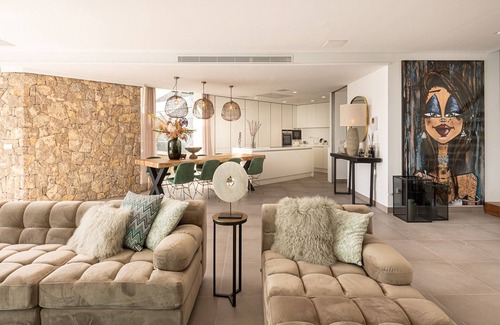 Cap Martinet Villa | Elegant Ibiza Villa Ses Torres with Private Pool & Jacuzzi