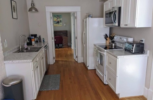 Durham Apartment | Elegant 1BR Retreat in Historic Grand Old Home