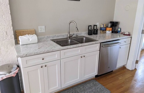 Durham Apartment | Elegant 1BR Retreat in Historic Grand Old Home