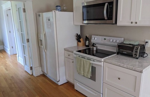Durham Apartment | Elegant 1BR Retreat in Historic Grand Old Home