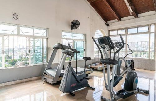 San Geronimo Apartment | Elegant 2BDR Condo in Prestigious Tower with Pool & Breakfast