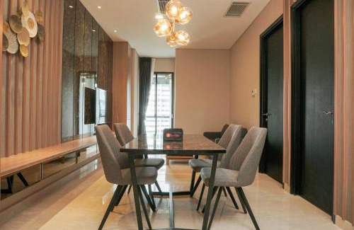 Bendungan Hilir Apartment | Elegant 2BR Suite at Sudirman Suites with Pool & Hot Tub