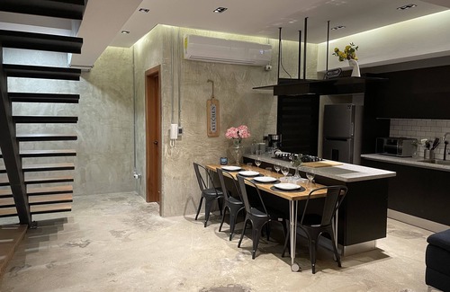 Gascue Apartment | Modern KingBed Loft with Ocean View & Spa - Rated 10/10