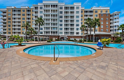 Upper Grand Lagoon Condo | Exclusive Bayfront Condo with Pool, Spa & Ocean Views
