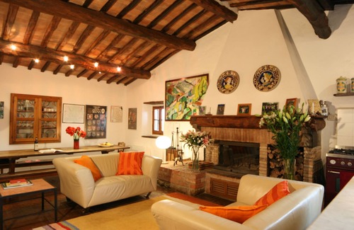 Greve in Chianti Villa | Luxurious family farmhouse in secluded 40 acre estate with magnificent views.