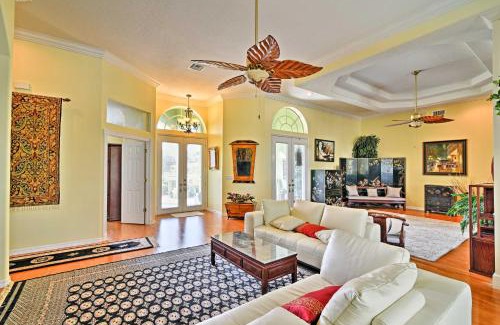 Odessa Villa | Elegant Retreat with Private Pool and Ocean Views Near Tampa