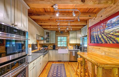 Bumpass Cabin | Pet-Friendly Lakefront Cabin with Hot Tub & Game Room