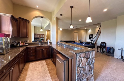 Tucumcari House | Luxurious Lakefront Retreat with Theater Room, Game Room, and Lake Access