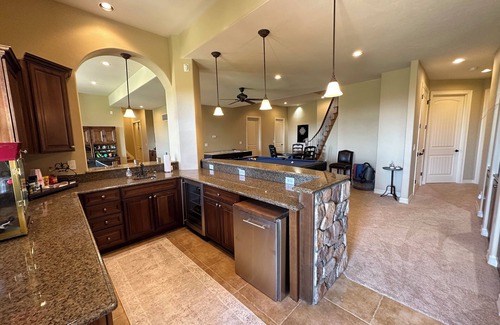 Tucumcari House | Luxurious Lakefront Retreat with Theater Room, Game Room, and Lake Access