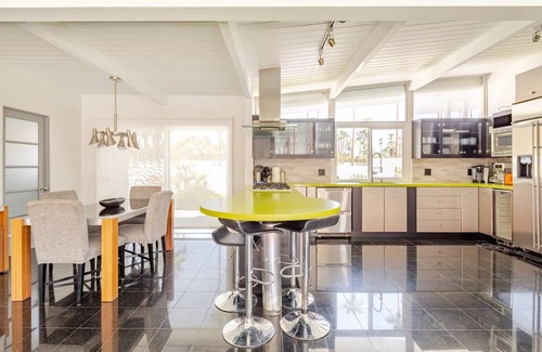 Vista Las Palmas Villa | Mid-Century Modern Retreat with Private Pool & Mountain Views